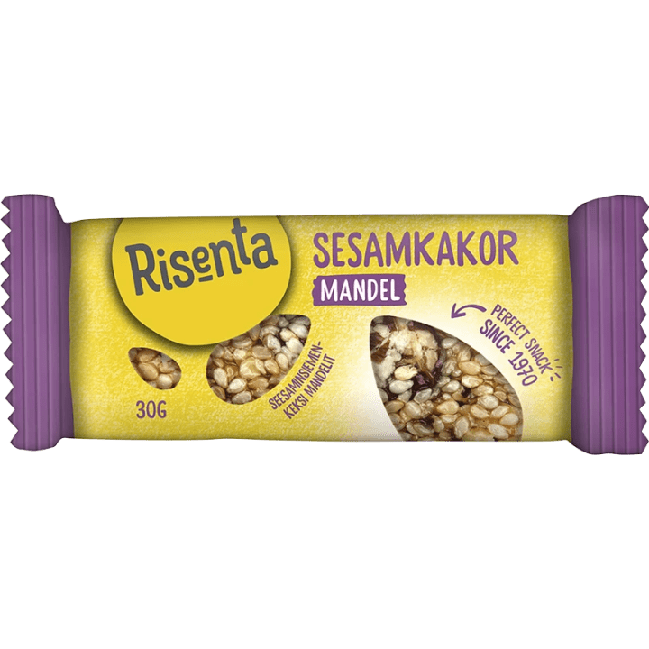 Risenta Sesamkakor Mandel 30 g Risenta