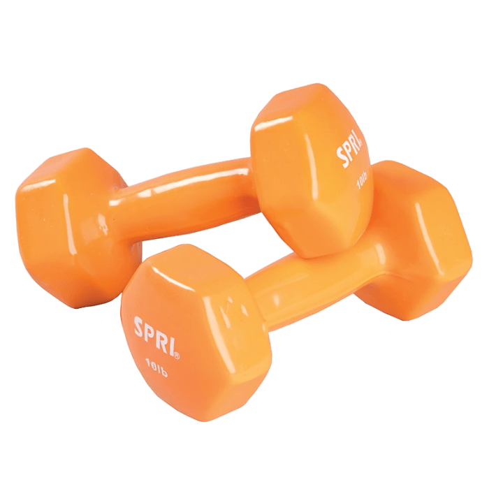 Spri Dumbbell Vinyl 4,5 kg Pair Spri
