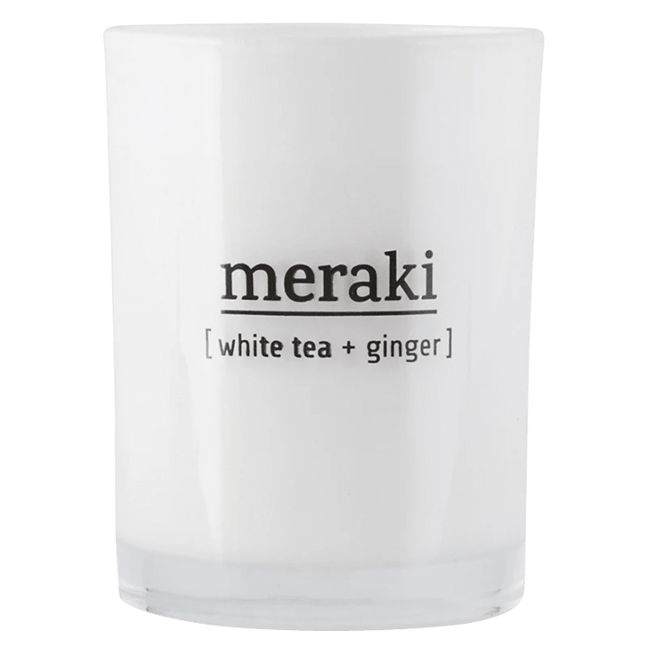 Meraki Doftljus, White Tea & Ginger 220 g Meraki