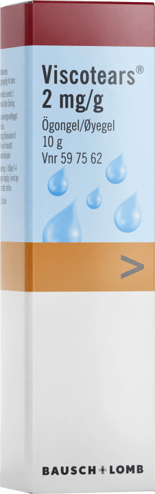 Viscotears ögongel 2 mg/g 10 g Viscotears