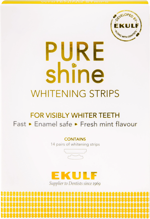 EKULF Pure Shine Whitening Strips Tandremsor 14par Ekulf