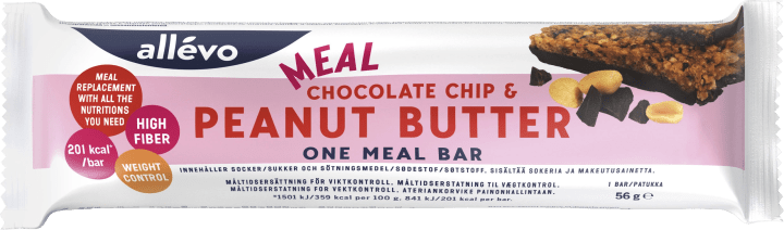 Allévo One Meal Chocolate Chip & Peanut Butter 56 g Allévo