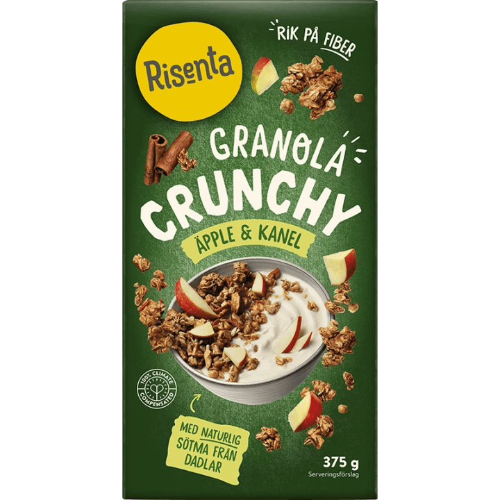 Risenta Granola Äpple Kanel 375 g Risenta