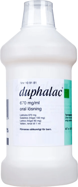Duphalac oral lösning 670 mg/ml 1000 ml Duphalac