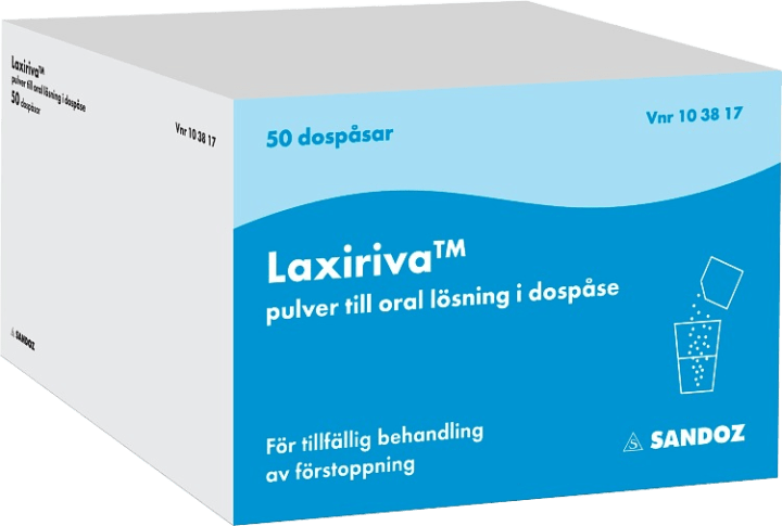 Laxiriva Pulver till oral lösning 50 dospåsar Sandoz