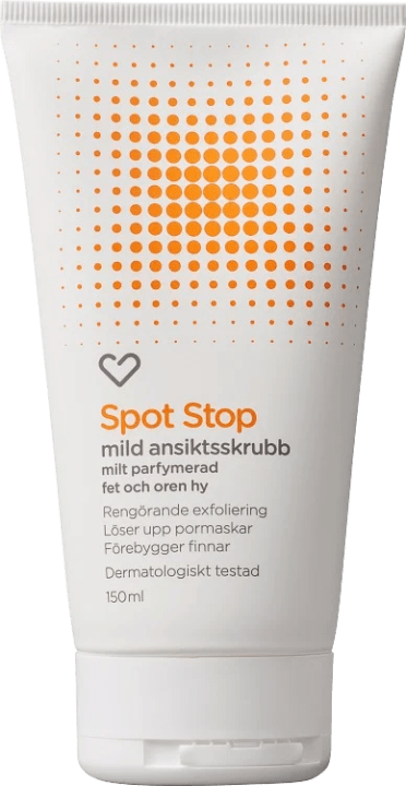 Hjärtats Spot Stop Mild ansiktsskrubb 150 ml Hjärtats