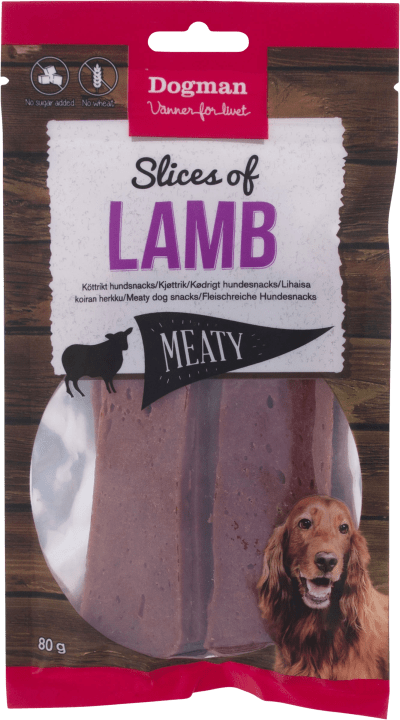 Dogman Slices of Lamb 80 g Dogman