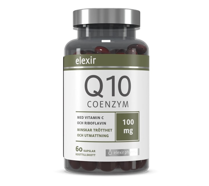 Elexir Coenzyme Q10 100 mg 60 kapslar Elexir Pharma