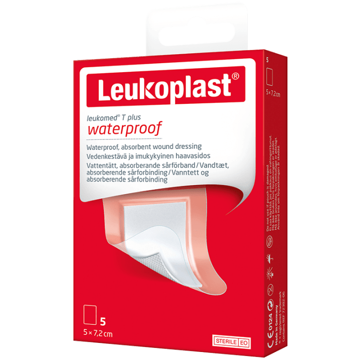 Leukoplast Leukomed T Plus 5 x 7,2 cm 5 st Leukoplast