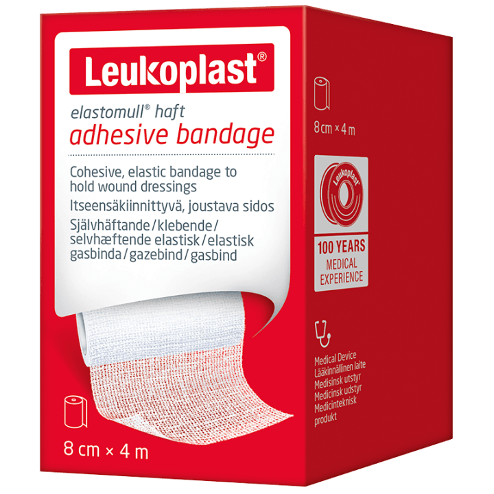 Leukoplast Elastomull Haft 8 cm x 4 m 1 st Leukoplast