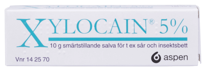 Xylocain salva 5% 10 g Xylocain