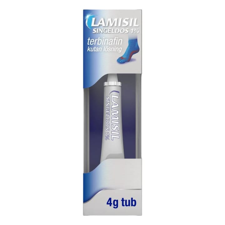 Lamisil singeldos kutan lösning 1% 4 g Lamisil