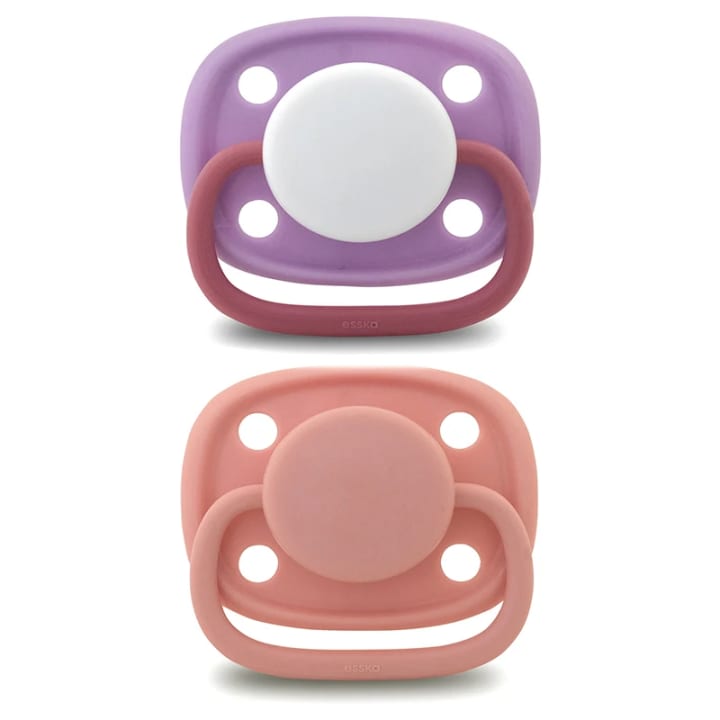 ESSKA Knoppa Silikon 4-36 mån 2-pack Rosa/Lila Esska