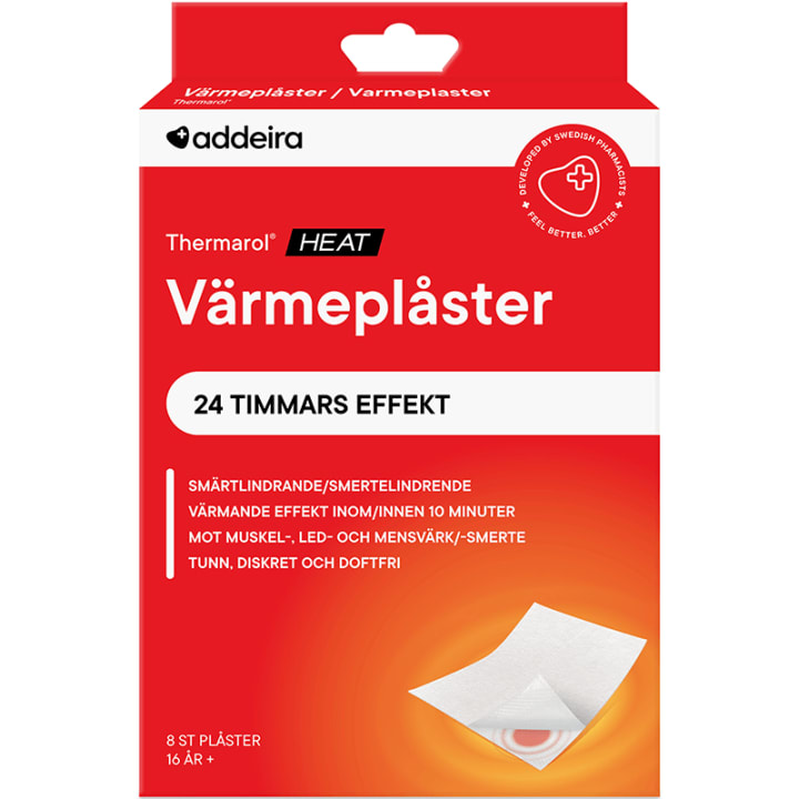 Addeira Thermarol Smärtlindrande Värmeplåster 8 st Addeira