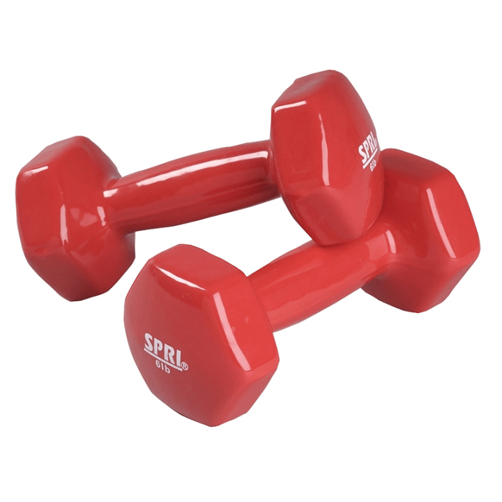 Spri Dumbbell Vinyl 2,7 kg Pair Spri