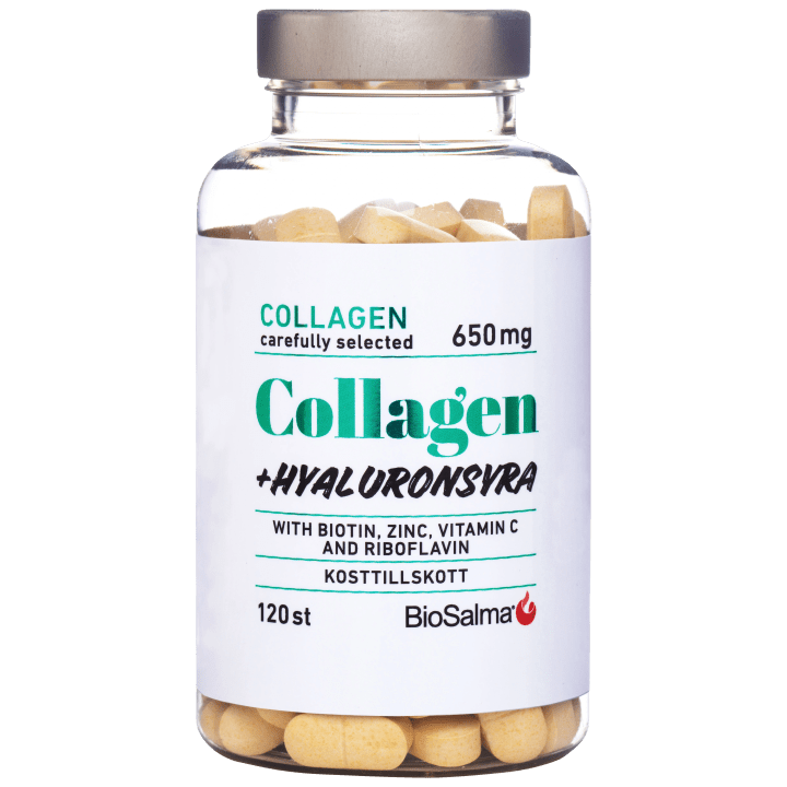 BioSalma Collagen + Hyaluronsyra 120 tabletter BioSalma