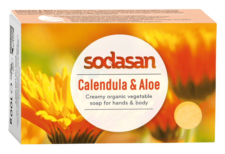 Sodasan Ekologisk Tvål Ringblomma & Aloe 100 g Sodasan