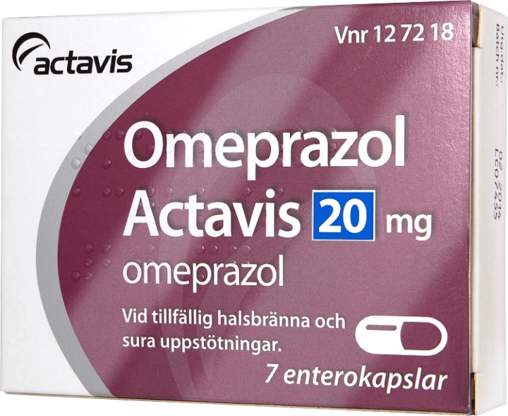 Omeprazol Actavis enterokapsel 20 mg 7 st Actavis
