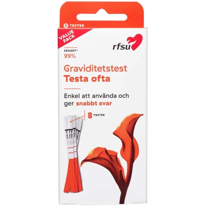 RFSU Graviditetstest teststickor 8-pack Rfsu
