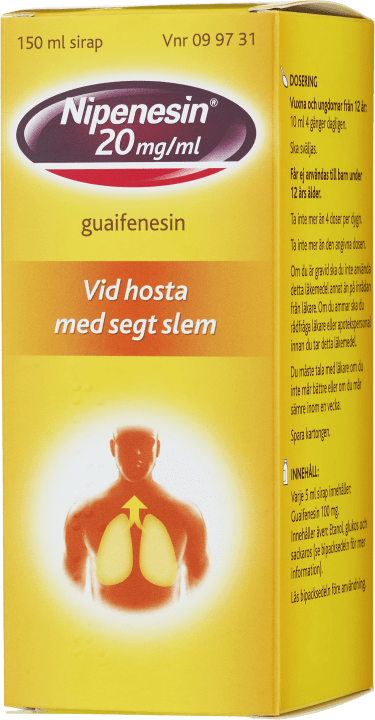 Nipenesin Sirap 20mg/ml Flaska 150 ml Nipenesin