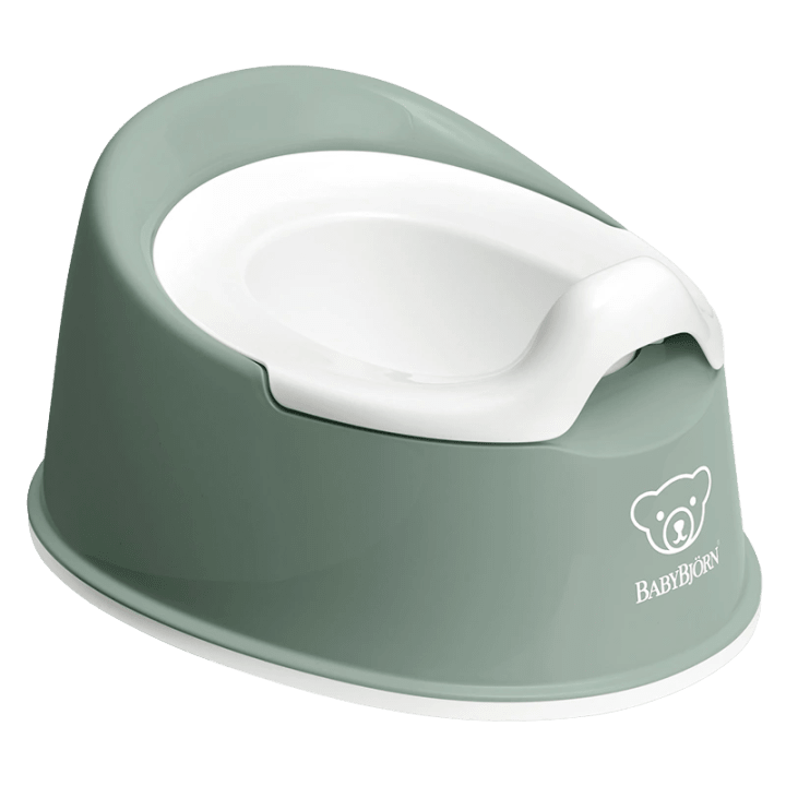 BabyBjörn Smart Potta Grågrön/Vit Babybjörn