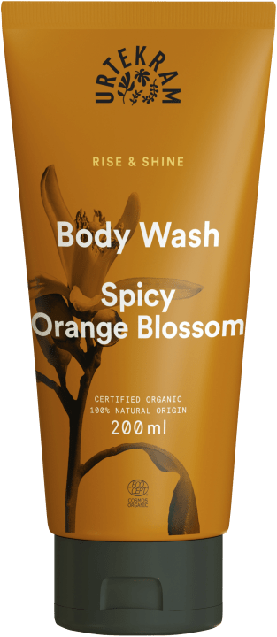 Urtekram Rise & Shine Spicy Orange Blossom Body Wash 200 ml Urtekram