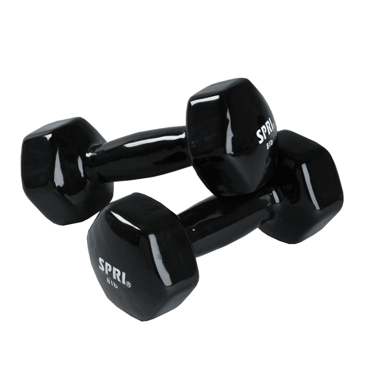 Spri Dumbbell Vinyl 3,6 kg Pair Spri