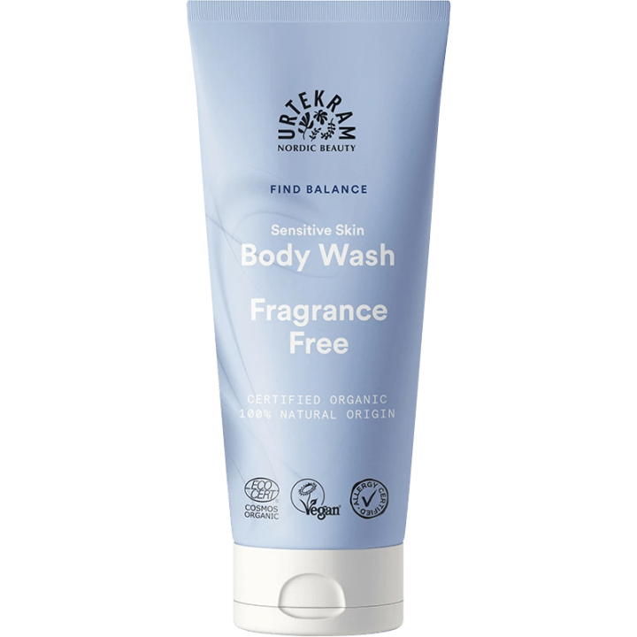 Urtekram Find Balance Fragrance Free Body Wash 200 ml Urtekram
