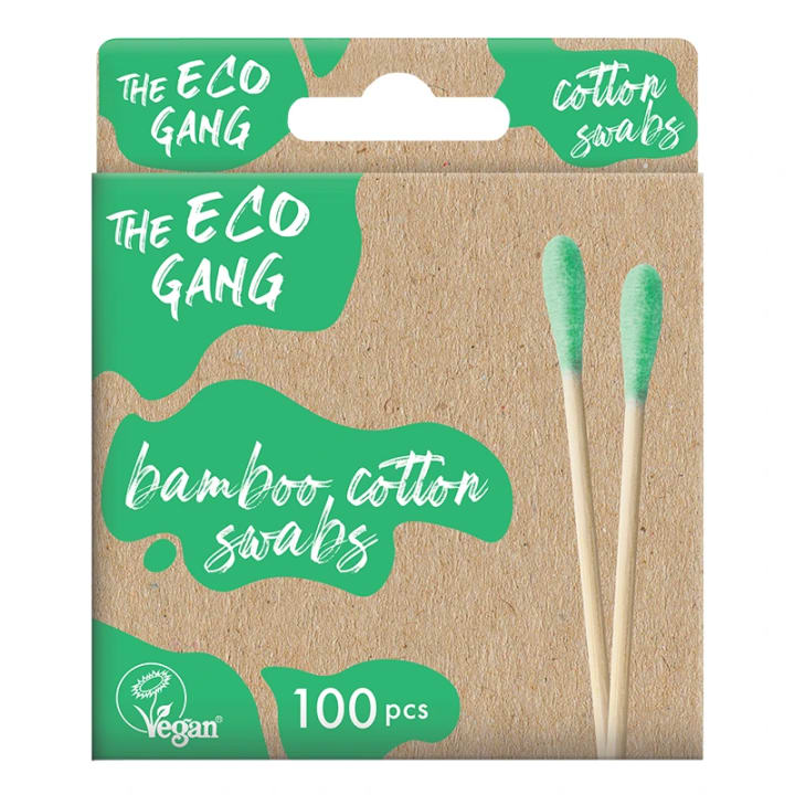 The Eco Gang Cotton Swabs Green 100 st The Eco Gang