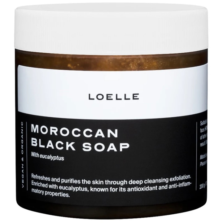 Loelle Maroccan Black Soap With Eucalyptus 200g Loelle