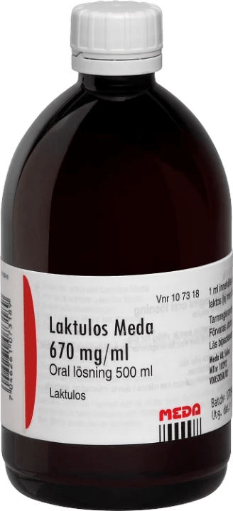 Laktulos Meda oral lösning 670 mg/ml 500 ml Laktulos