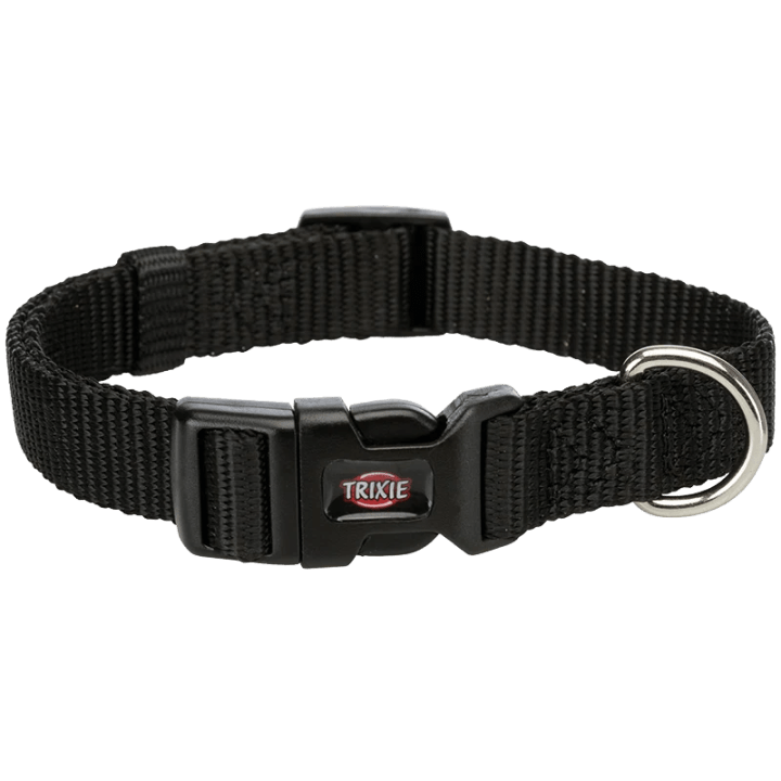 Trixie Premium Halsband Svart S (25-40 cm) Trixie