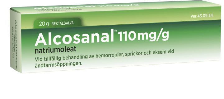 Alcosanal Rektalsalva 110 mg/g 20 g Alcosanal