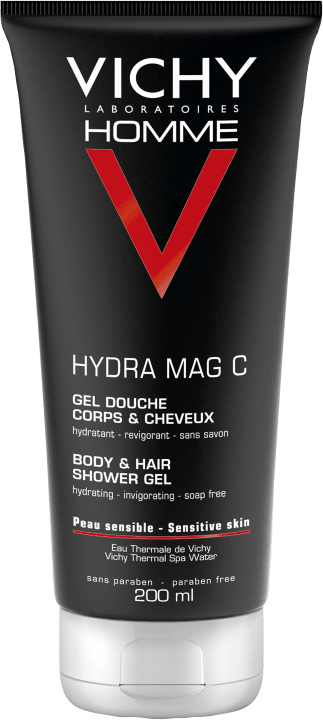 Vichy Homme Hydra Mag C+ Shower Gel 200 ml Vichy