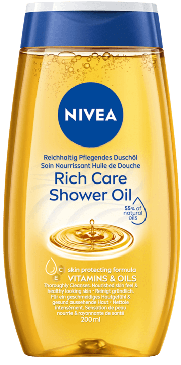 Nivea Rich Caring Shower Oil Natural 200 ml Nivea
