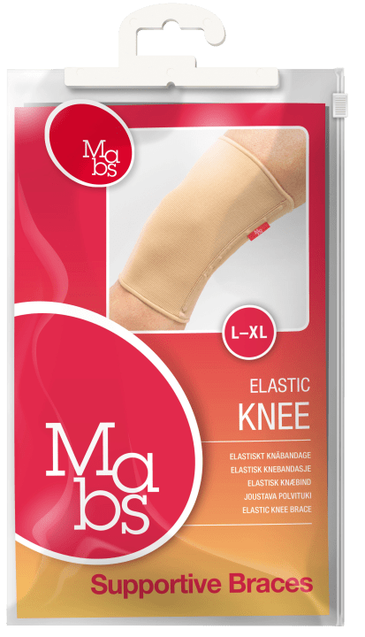 Mabs Elastiskt knäbandage Beige L/XL Mabs