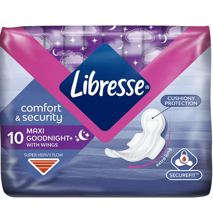 Libresse Maxi Goodnight 10 st Libresse