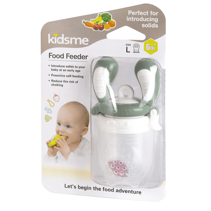 Kidsme Food Feeder 6mån+ Grey 1-pack Kidsme
