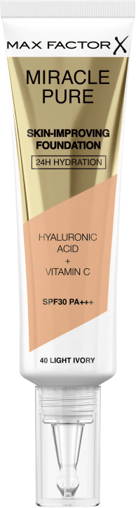 Max Factor Miracle Pure Foundation 40 Light Ivory Max Factor