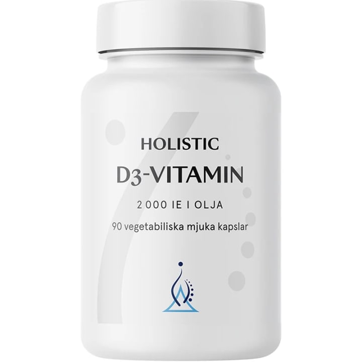 Holistic D3-vitamin 2000 IE i kokosolja 90 st Holistic