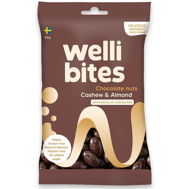 Wellibites Chocolate Nuts 50 g Wellibites