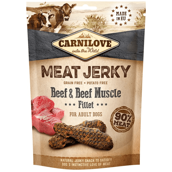 Carnilove Jerky Beef & Beef Muscle Fillet 100 g Carnilove