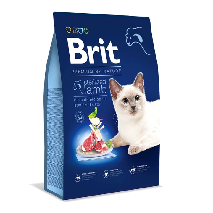 Brit Premium by Nature Cat Sterilized Lamb 8 kg Brit