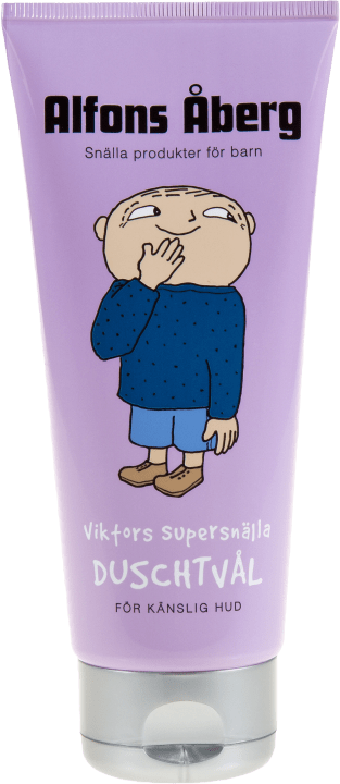 Viktors supersnälla duschtvål 200 ml Alfons åberg