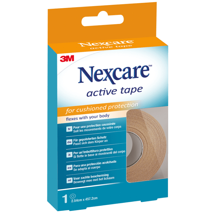 Nexcare Active Tape 2,5 cm x 4,5 m 1 rulle Nexcare