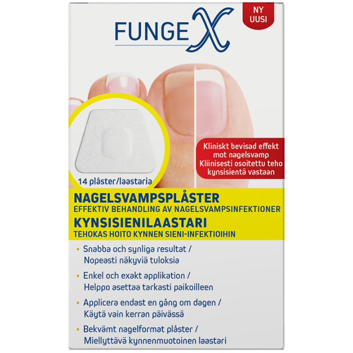 FungeX Nagelsvampsplåster 14 st FungeX