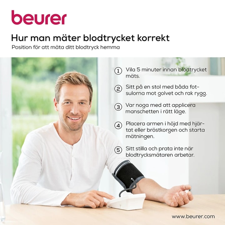 Beurer BC54 Blodtryck Handled med Bluetooth Beurer
