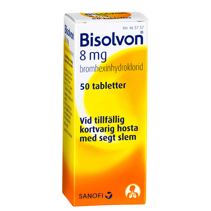 Bisolvon tablett 8 mg 50 st Bisolvon