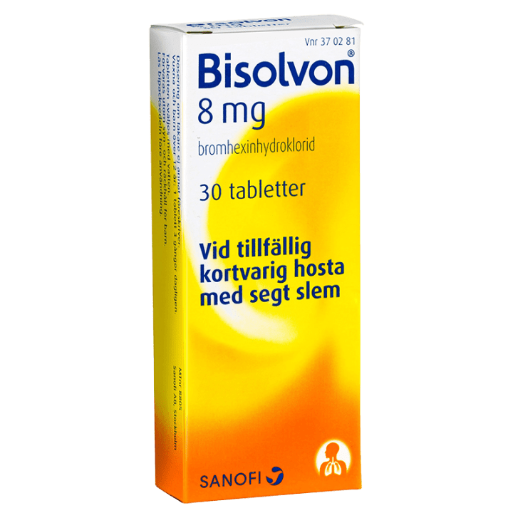 Bisolvon tablett 8 mg 30 st Bisolvon