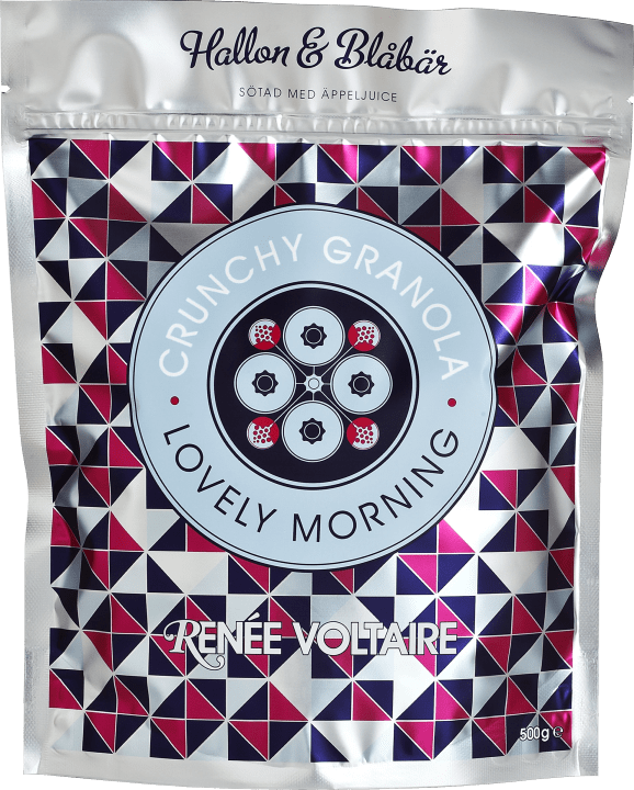 Renée Voltaire Crunchy Granola Hallon & Blåbär 500 g Renée Voltaire